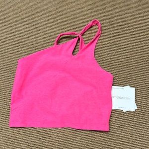 Beyond Yoga Pink Crop Top